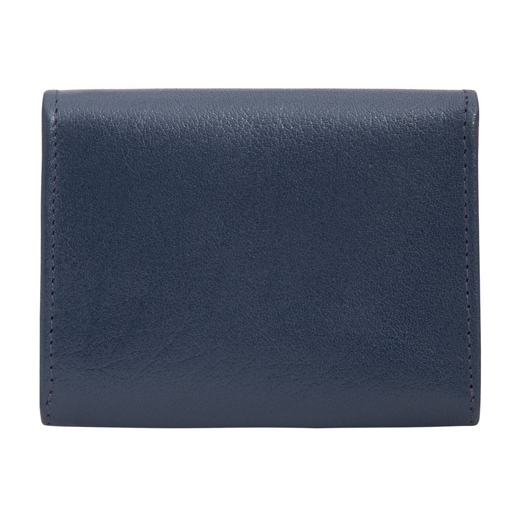 Blue Colour Italian Leather Card Holder/Slim Wallet (Holds Upto 16 Cards) Cathy London 
