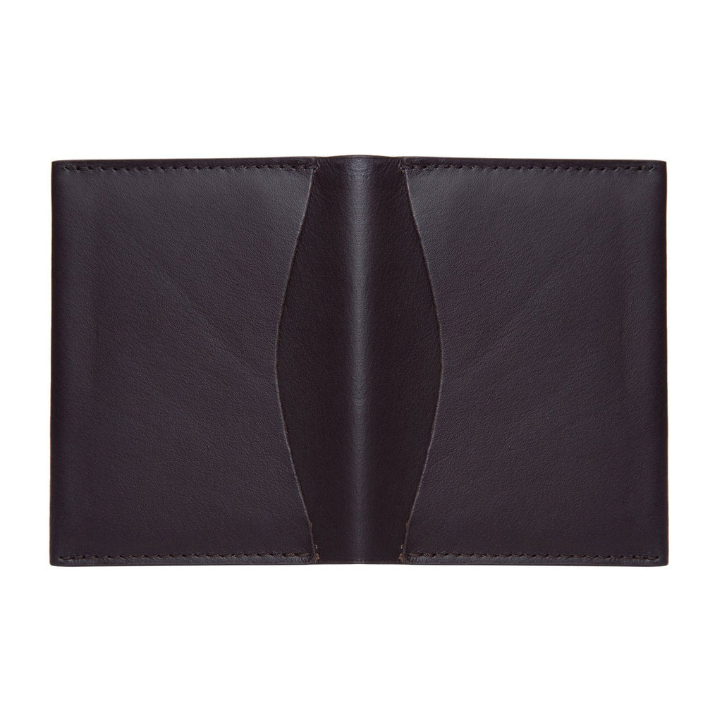 Coffee Colour Bi-Fold Italian Leather Slim Wallet/Card Holder (Holds Upto 16+ Cards) Cathy London 