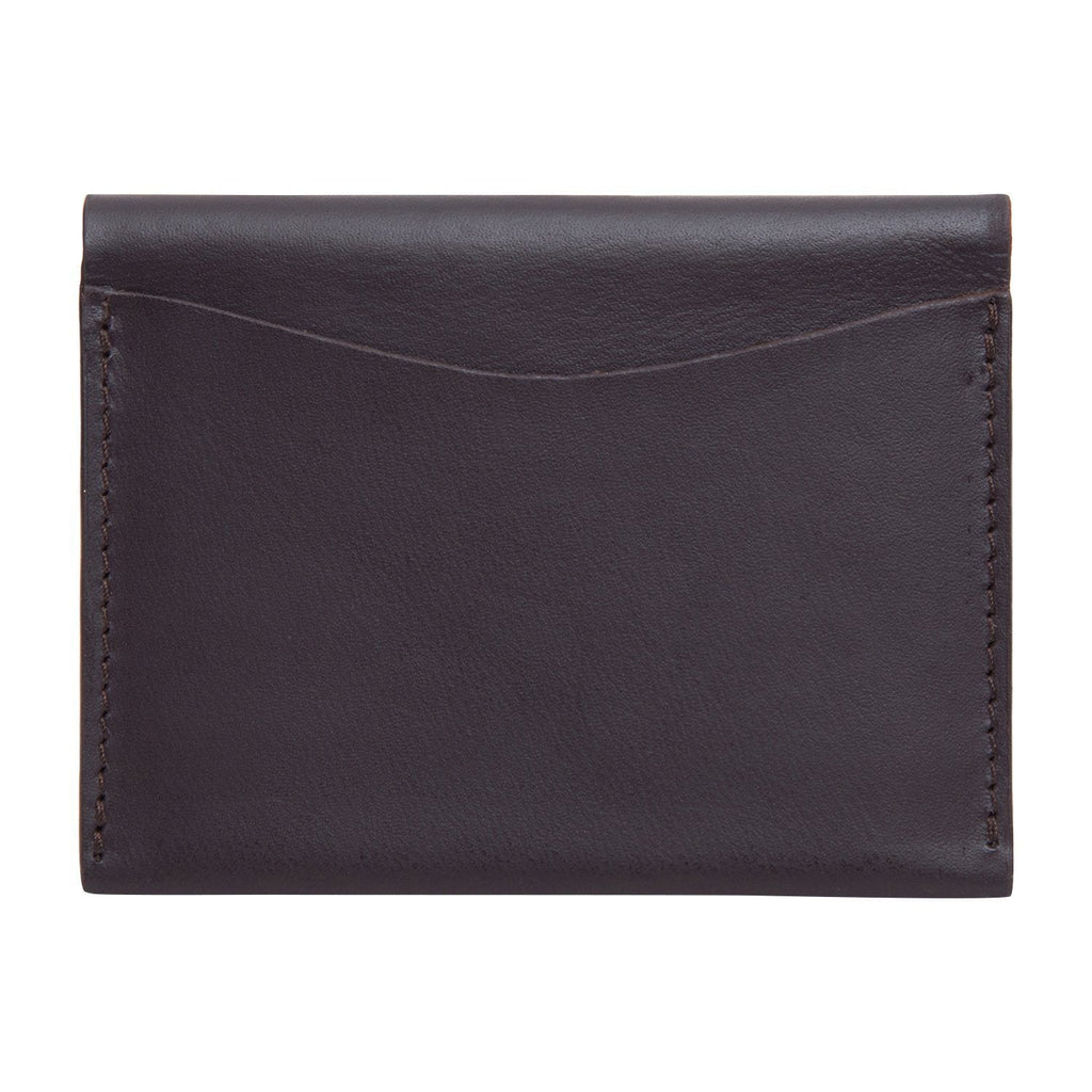 Coffee Colour Bi-Fold Italian Leather Slim Wallet/Card Holder (Holds Upto 16+ Cards) Cathy London 