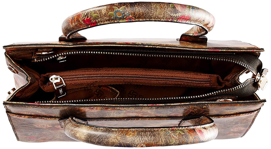 Elegant Top Grain Italian Leather Ladies Handbag/Satchel Bag Cathy London 