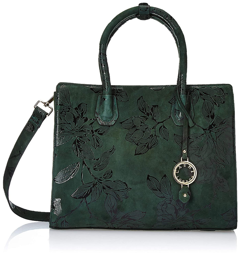 Elegant Top Grain Italian Leather Ladies Handbag/Satchel Bag Cathy London 
