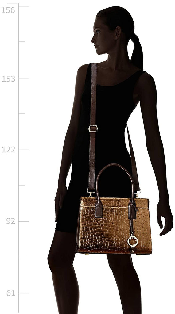 Elegant Top Grain Italian Leather Ladies Handbag/Satchel Bag Cathy London 