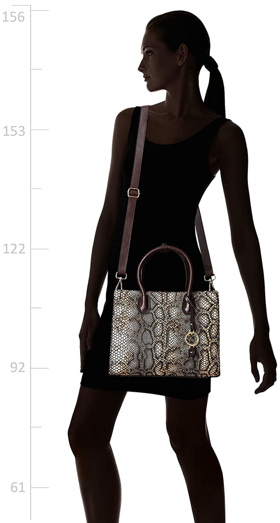 Elegant Top Grain Italian Leather Ladies Handbag/Satchel Bag Cathy London 