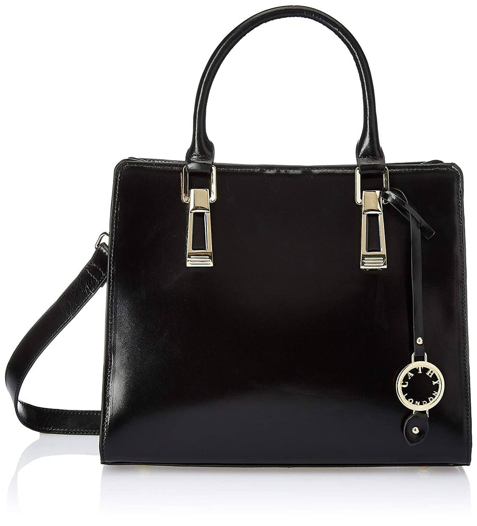 Elegant Top Grain Italian Leather Ladies Handbag/Satchel Bag Cathy London 