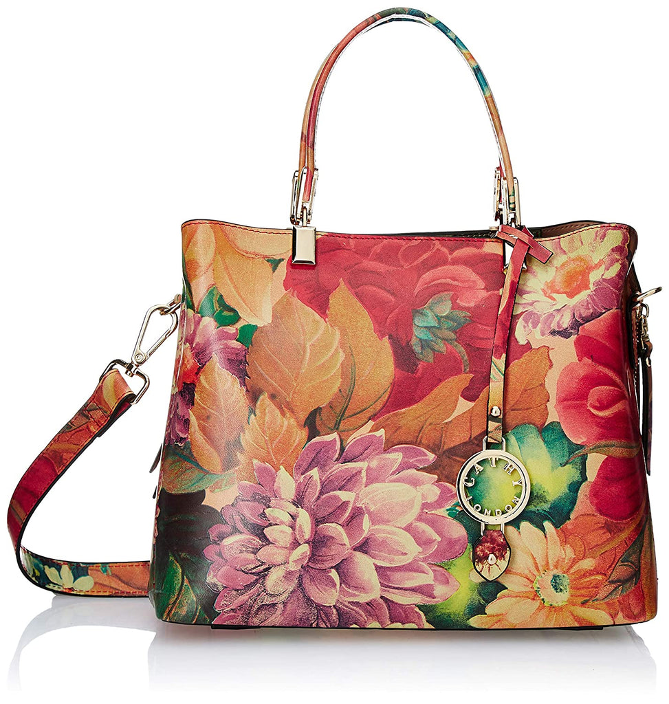 Elegant Top Grain Italian Leather Ladies Handbag/Satchel Bag Cathy London 
