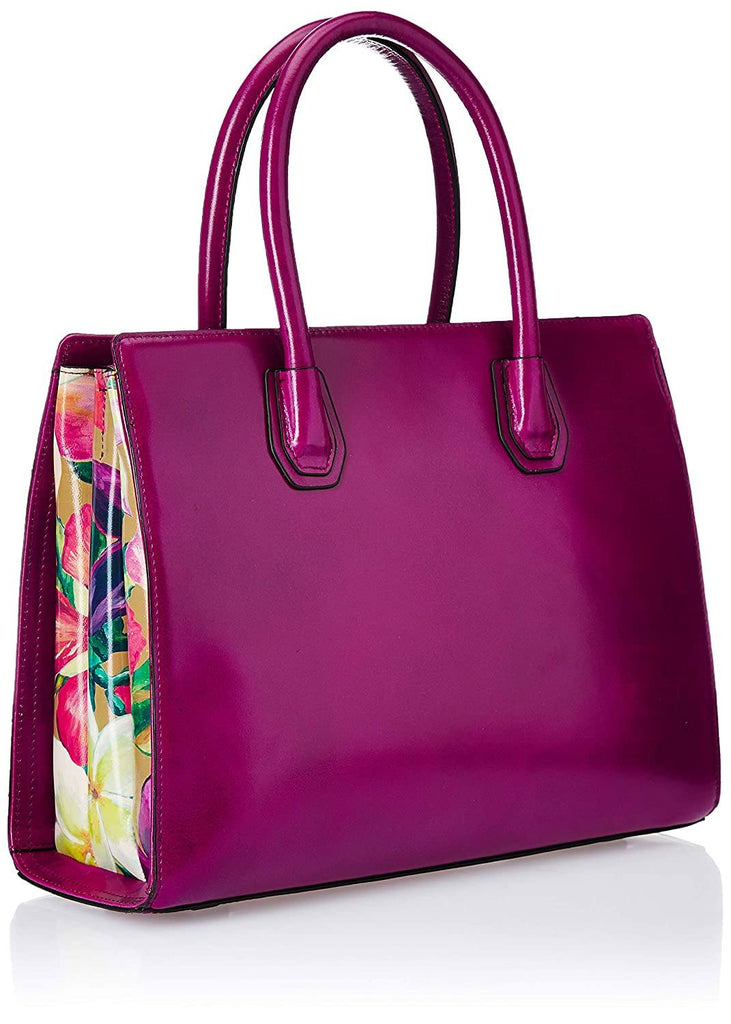 Elegant Top Grain Italian Leather Ladies Handbag/Satchel Bag Cathy London 