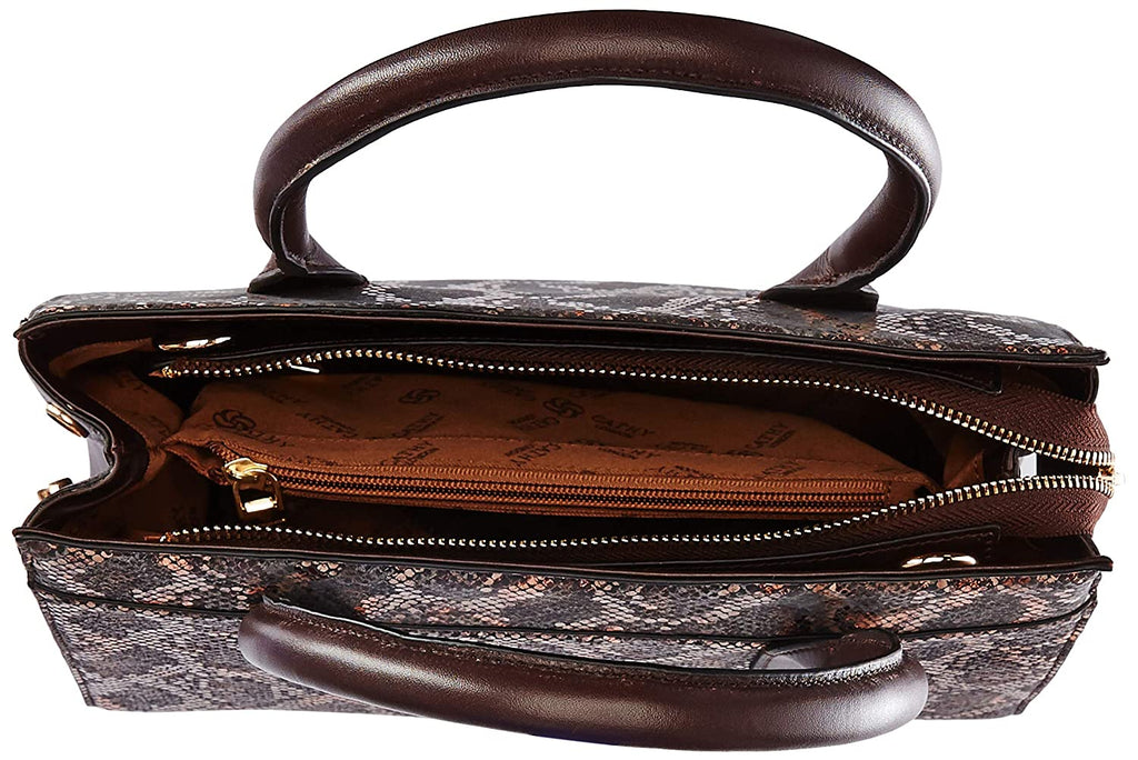 Elegant Top Grain Italian Leather Ladies Handbag/Satchel Bag Cathy London 