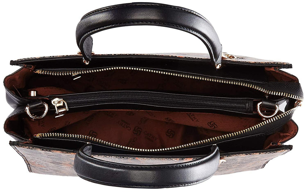 Elegant Top Grain Italian Leather Ladies Handbag/Satchel Bag Cathy London 