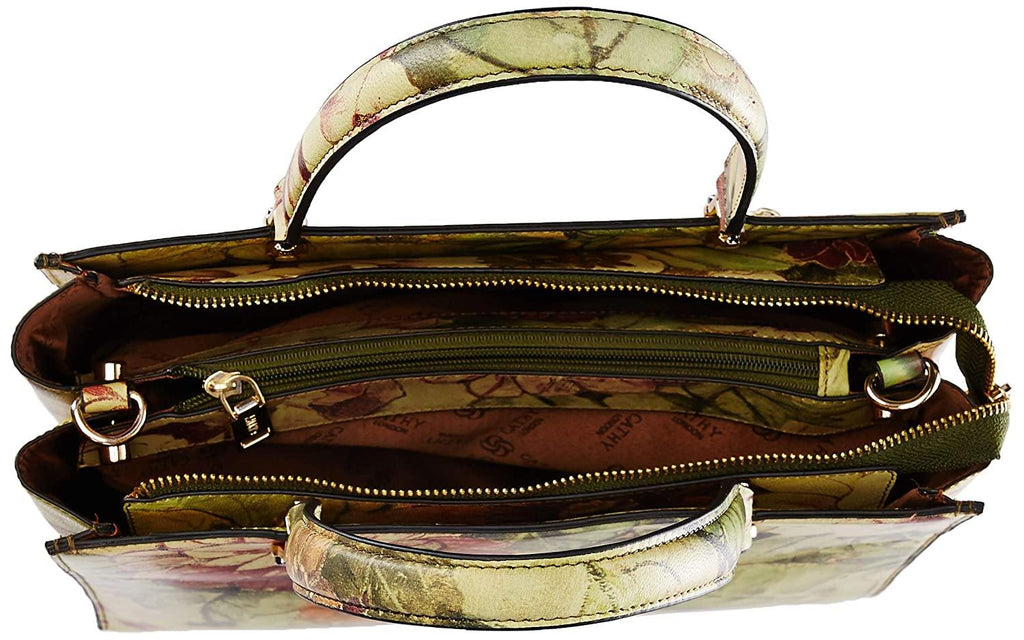 Elegant Top Grain Italian Leather Ladies Handbag/Satchel Bag Cathy London 
