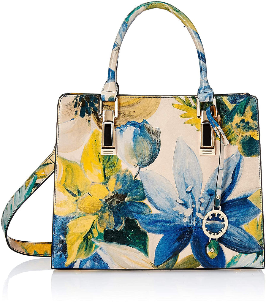 Elegant Top Grain Italian Leather Ladies Handbag/Satchel Bag Cathy London 