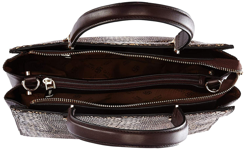 Elegant Top Grain Italian Leather Ladies Handbag/Satchel Bag Cathy London 