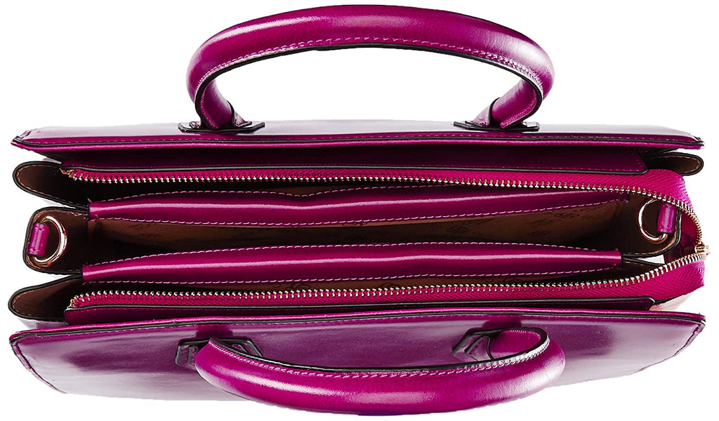 Elegant Top Grain Italian Leather Ladies Handbag/Satchel Bag Cathy London 