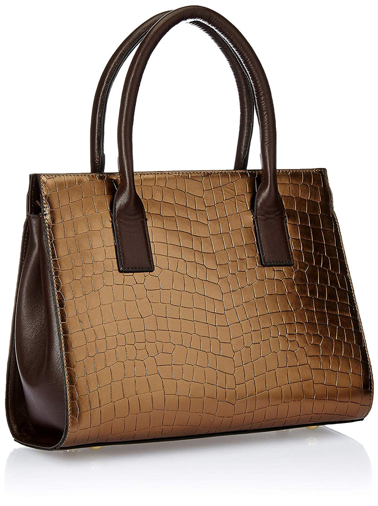 Elegant Top Grain Italian Leather Ladies Handbag/Satchel Bag Cathy London 