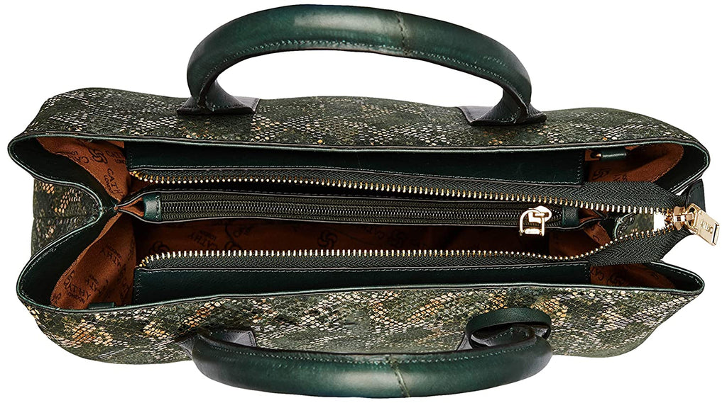 Elegant Top Grain Italian Leather Ladies Handbag/Satchel Bag Cathy London 