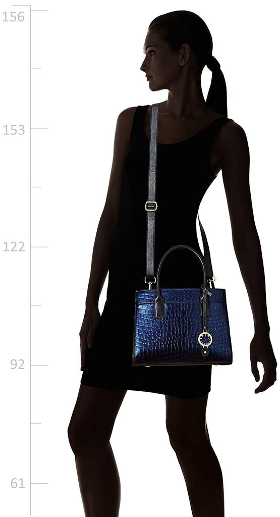 Elegant Top Grain Italian Leather Ladies Handbag/Satchel Bag Cathy London 