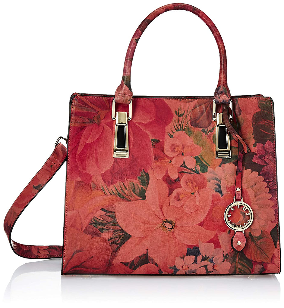 Elegant Top Grain Italian Leather Ladies Handbag/Satchel Bag Cathy London 