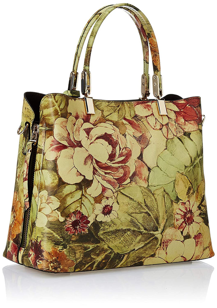 Elegant Top Grain Italian Leather Ladies Handbag/Satchel Bag Cathy London 