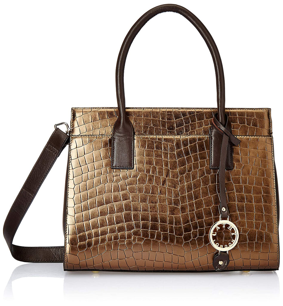 Elegant Top Grain Italian Leather Ladies Handbag/Satchel Bag Cathy London 