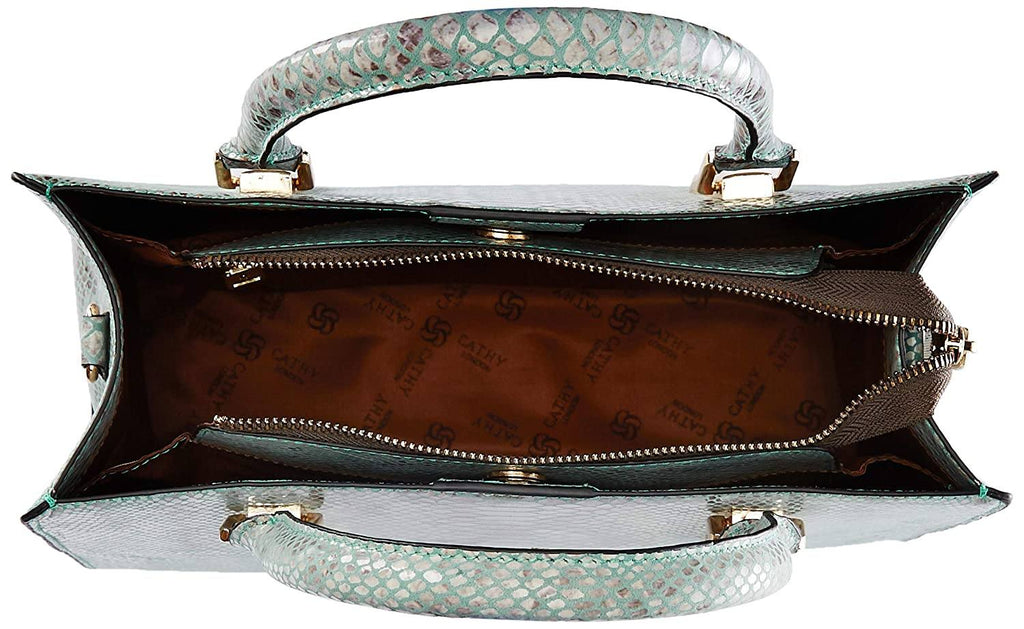 Elegant Top Grain Italian Leather Ladies Handbag/Satchel Bag Cathy London 