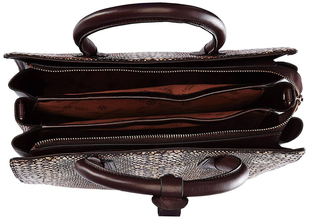 Elegant Top Grain Italian Leather Ladies Handbag/Satchel Bag Cathy London 
