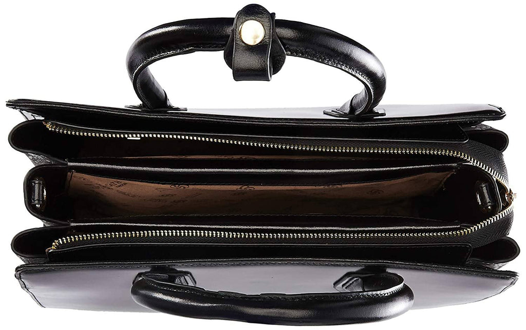Elegant Top Grain Italian Leather Ladies Handbag/Satchel Bag Cathy London 
