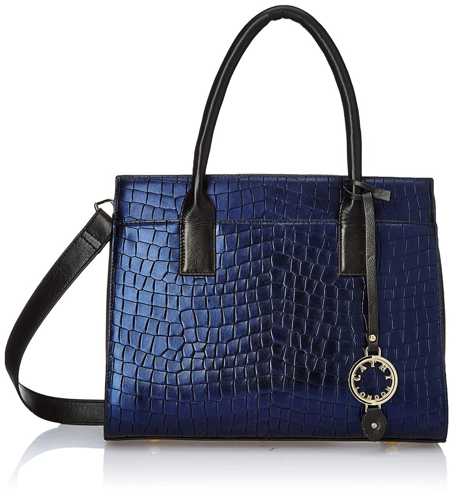 Elegant Top Grain Italian Leather Ladies Handbag/Satchel Bag Cathy London 
