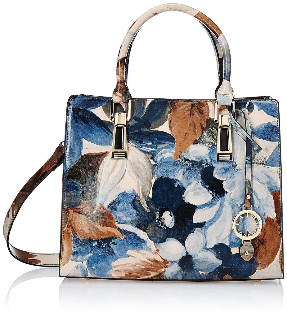 Elegant Top Grain Italian Leather Ladies Handbag/Satchel Bag Cathy London 