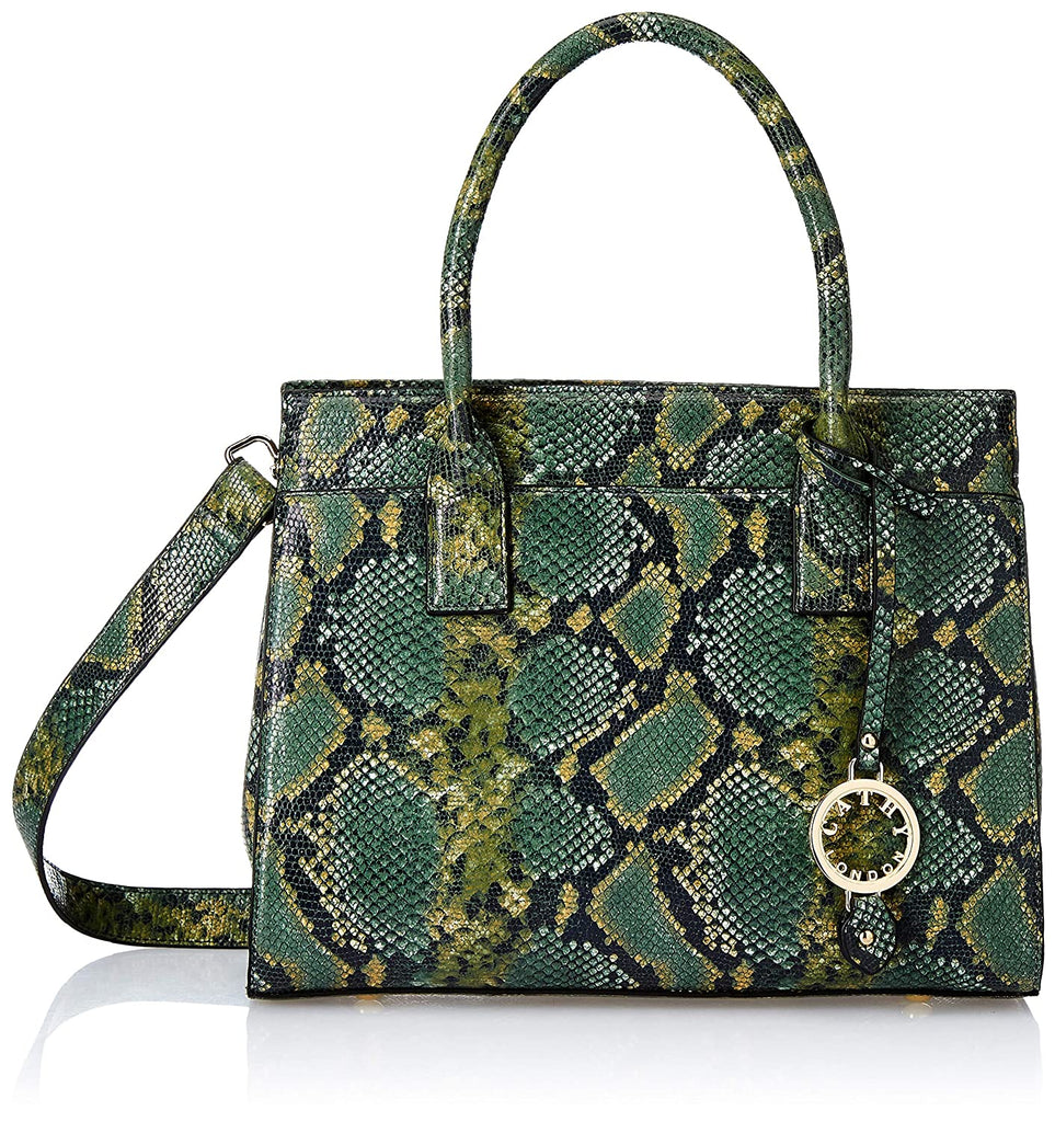 Elegant Top Grain Italian Leather Ladies Handbag/Satchel Bag Cathy London 