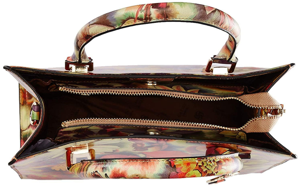 Elegant Top Grain Italian Leather Ladies Handbag/Satchel Bag Cathy London 