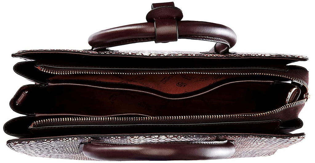 Elegant Top Grain Italian Leather Ladies Handbag/Satchel Bag Cathy London 