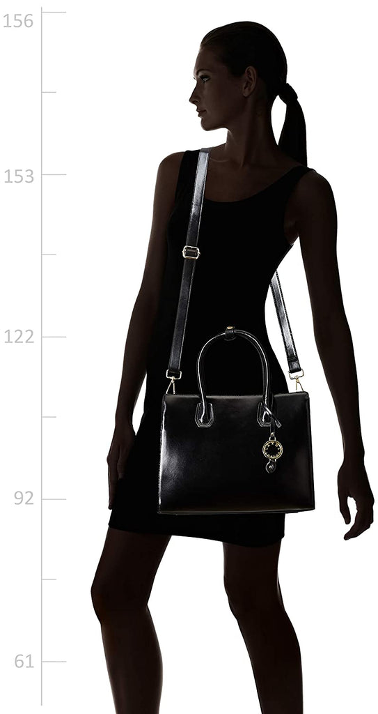 Elegant Top Grain Italian Leather Ladies Handbag/Satchel Bag Cathy London 