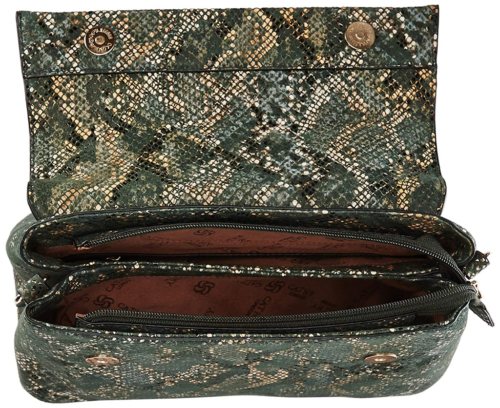 Elegant Top Grain Italian Leather Ladies Handbag/Sling Bag Cathy London 
