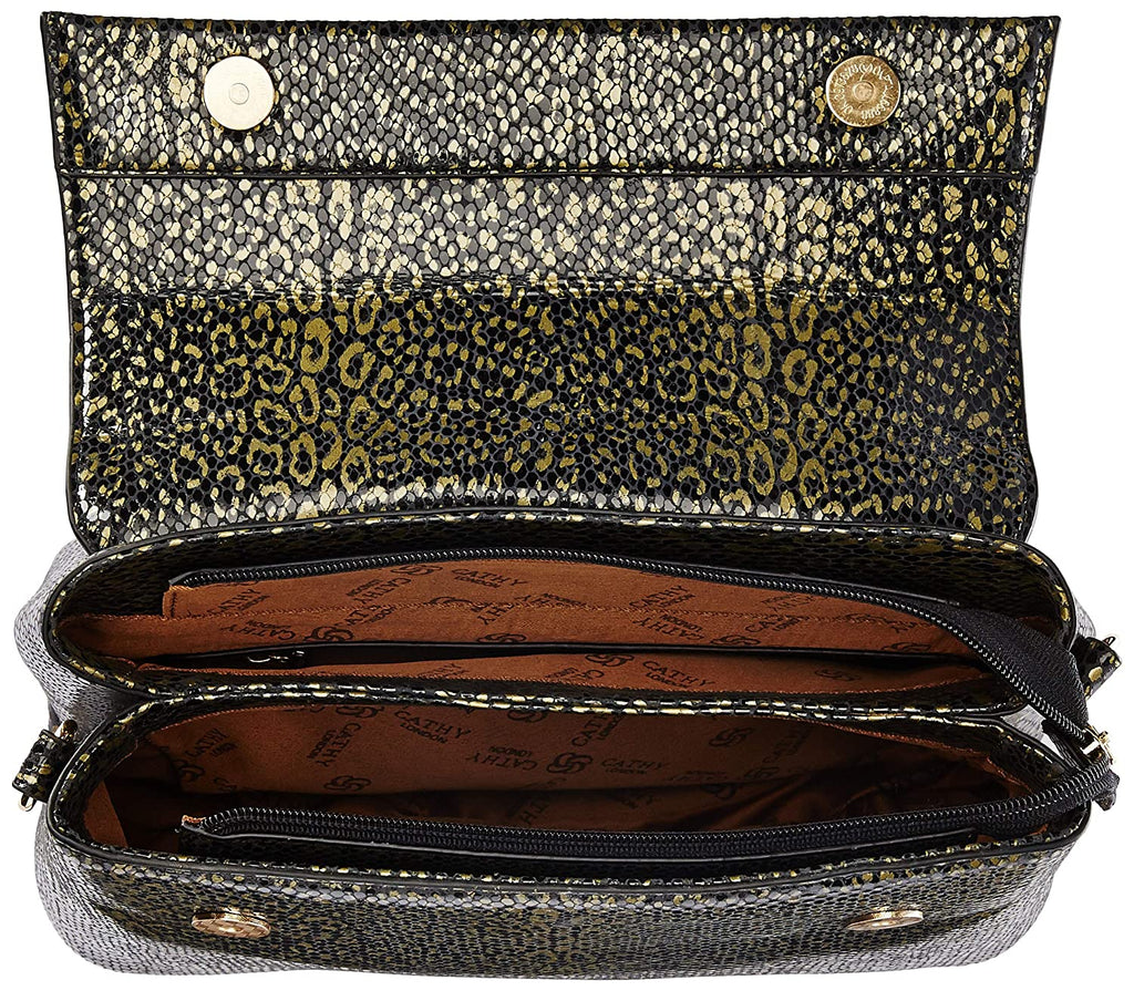 Elegant Top Grain Italian Leather Ladies Handbag/Sling Bag Cathy London 