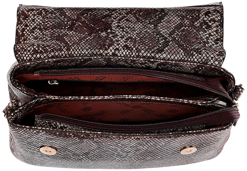 Elegant Top Grain Italian Leather Ladies Handbag/Sling Bag Cathy London 