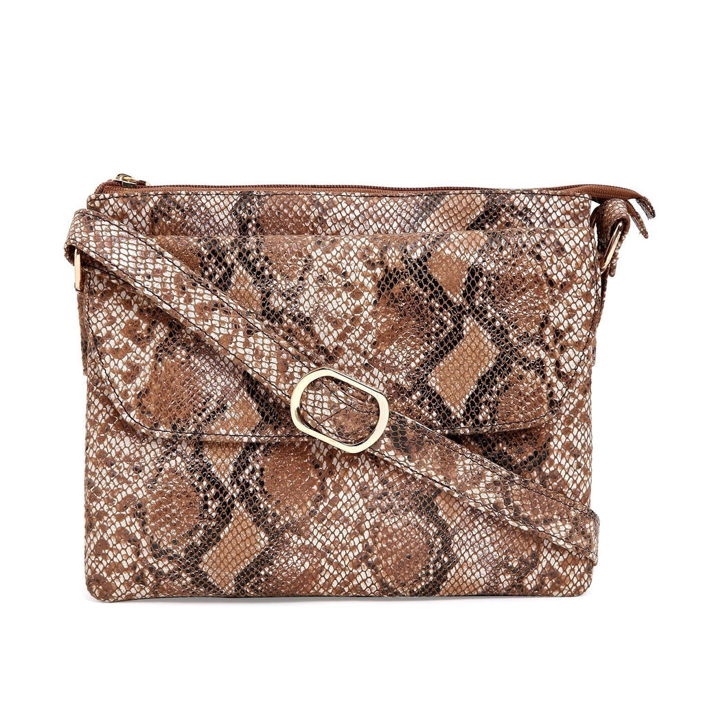 Elegant Top Grain Italian Leather Ladies Sling Bag/Cross Body Cathy London 