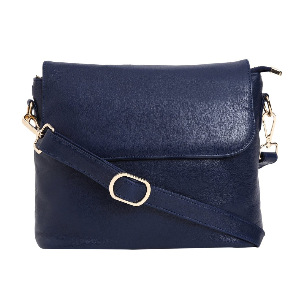 Elegant Top Grain Italian Leather Ladies Sling Bag/Cross Body Cathy London 