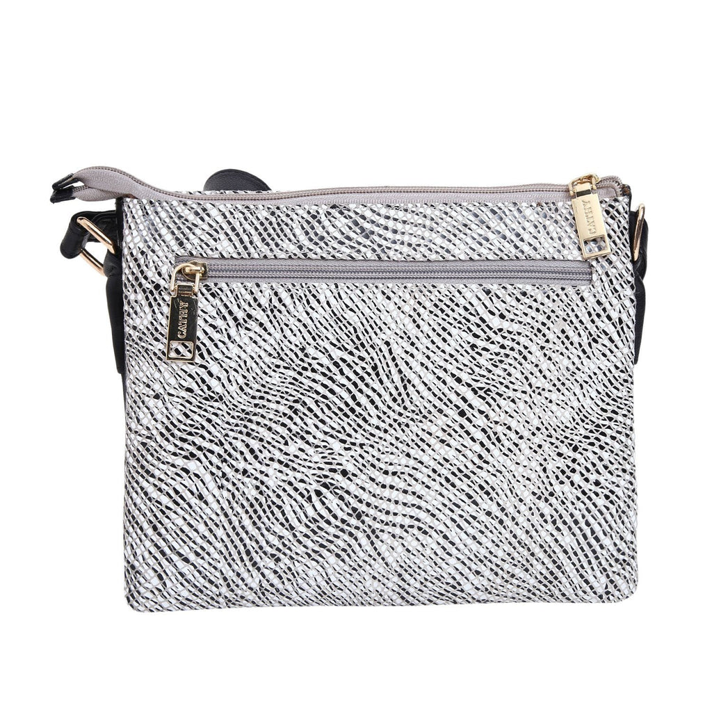 Elegant Top Grain Italian Leather Ladies Sling Bag/Cross Body Cathy London 