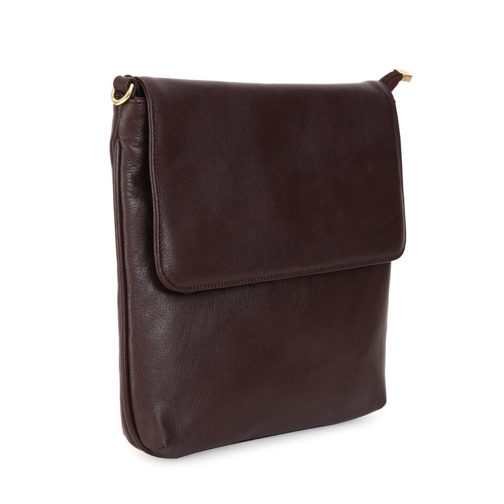 Elegant Top Grain Italian Leather Ladies Sling Bag/Cross Body Cathy London 