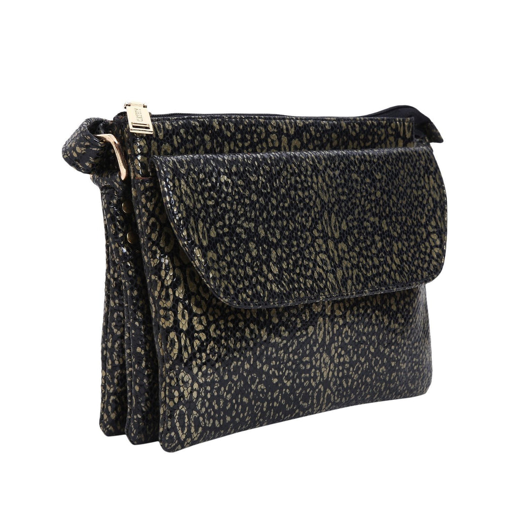 Elegant Top Grain Italian Leather Ladies Sling Bag/Cross Body Cathy London 