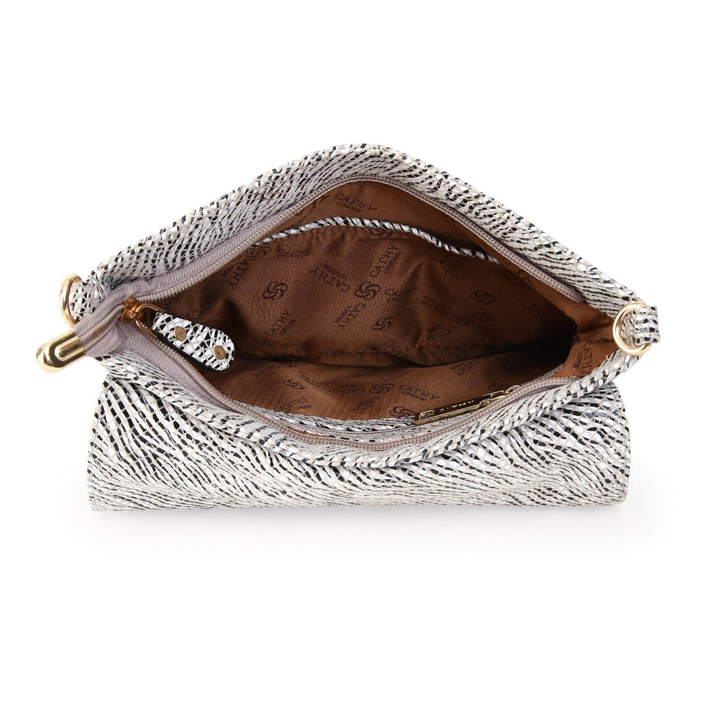 Elegant Top Grain Italian Leather Ladies Sling Bag/Cross Body Cathy London 