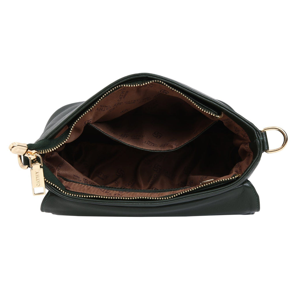 Elegant Top Grain Italian Leather Ladies Sling Bag/Cross Body Cathy London 