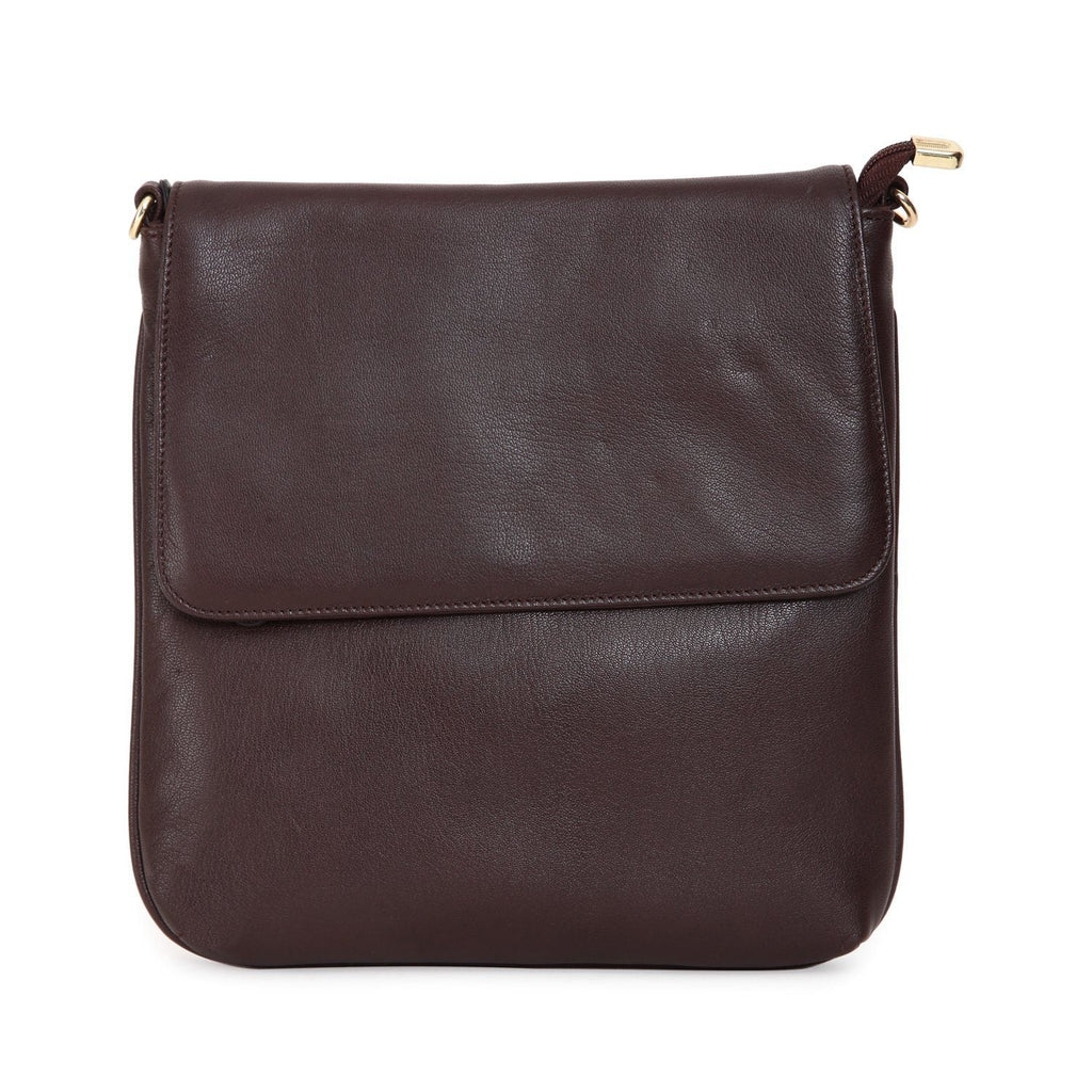 Elegant Top Grain Italian Leather Ladies Sling Bag/Cross Body Cathy London 