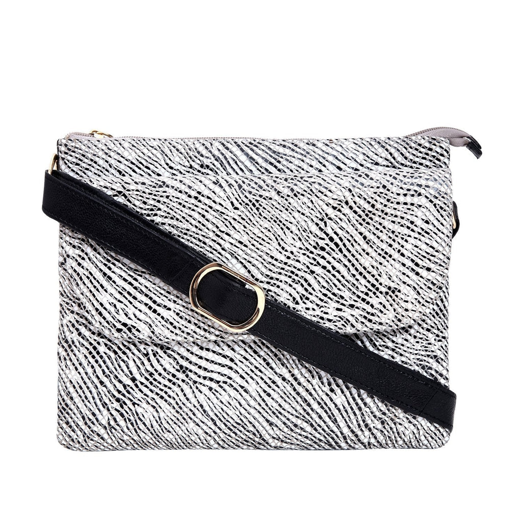 Elegant Top Grain Italian Leather Ladies Sling Bag/Cross Body Cathy London 