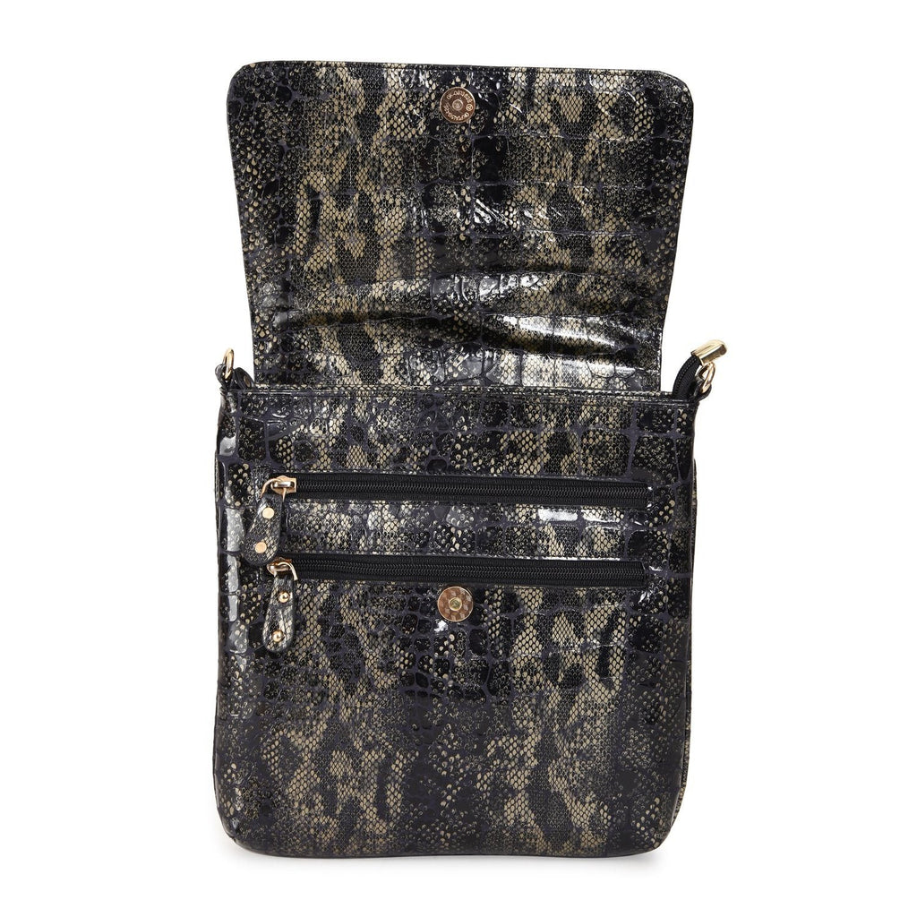 Elegant Top Grain Italian Leather Ladies Sling Bag/Cross Body Cathy London 