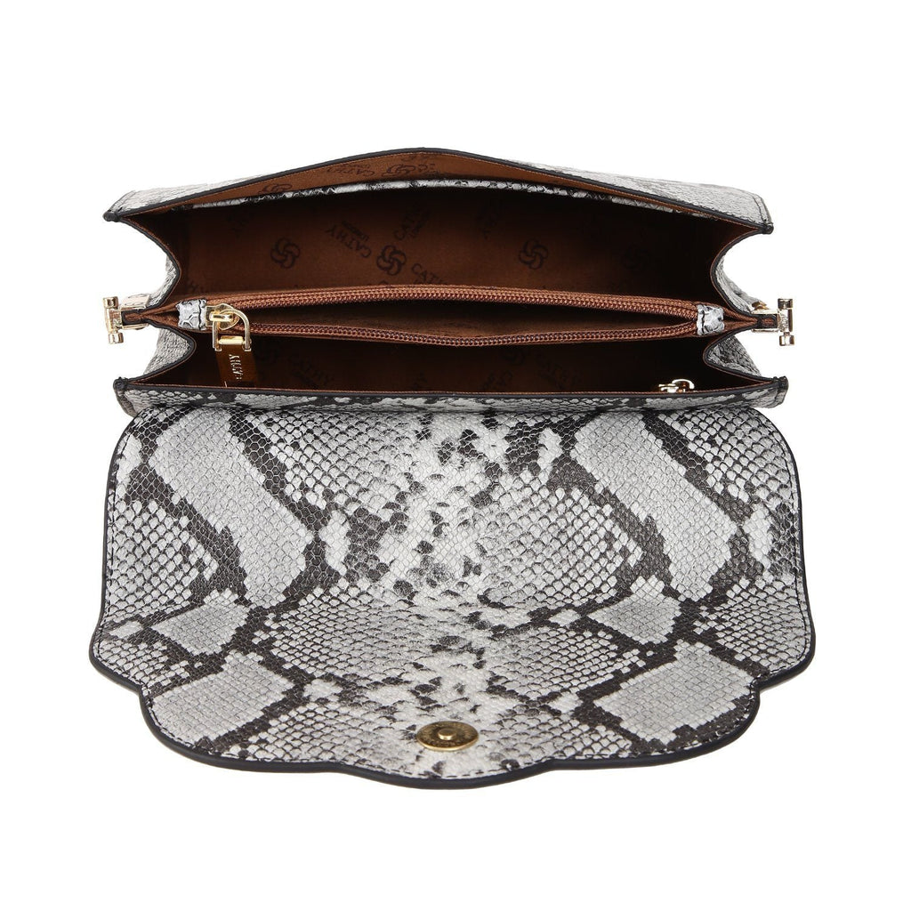 Elegant Top Grain Italian Leather Ladies Sling Bag/Cross Body Cathy London 