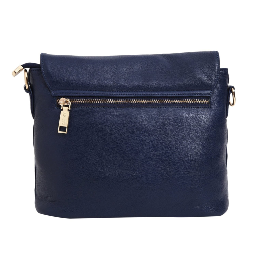 Elegant Top Grain Italian Leather Ladies Sling Bag/Cross Body Cathy London 