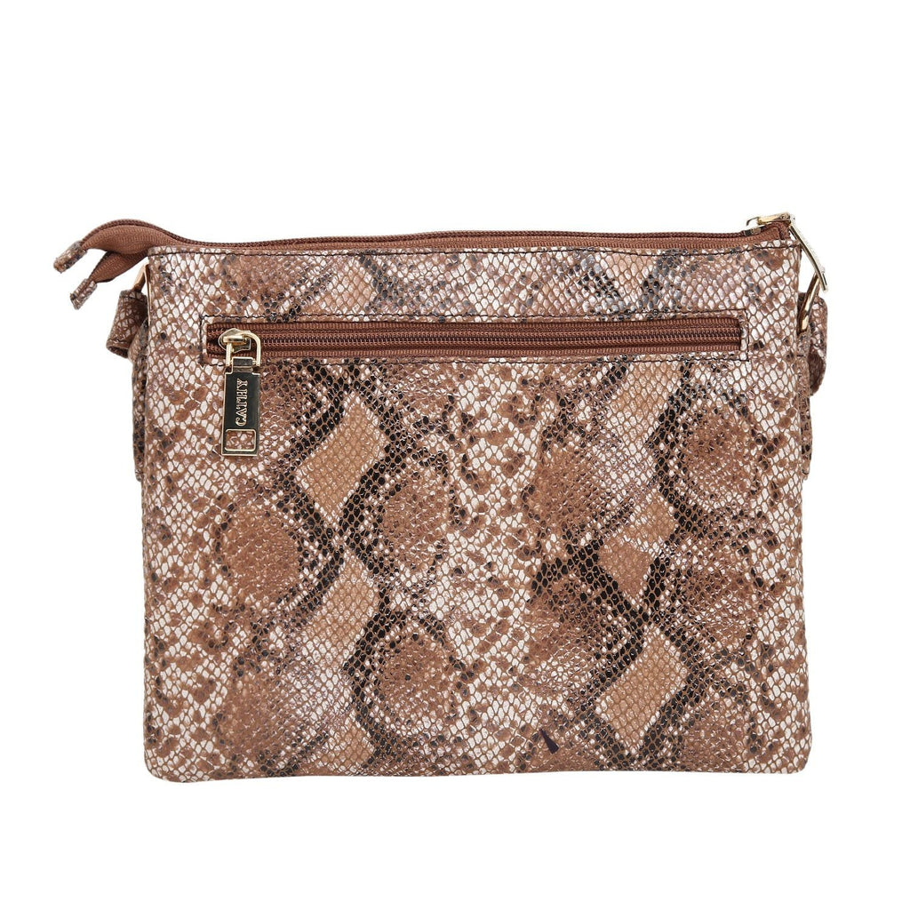 Elegant Top Grain Italian Leather Ladies Sling Bag/Cross Body Cathy London 