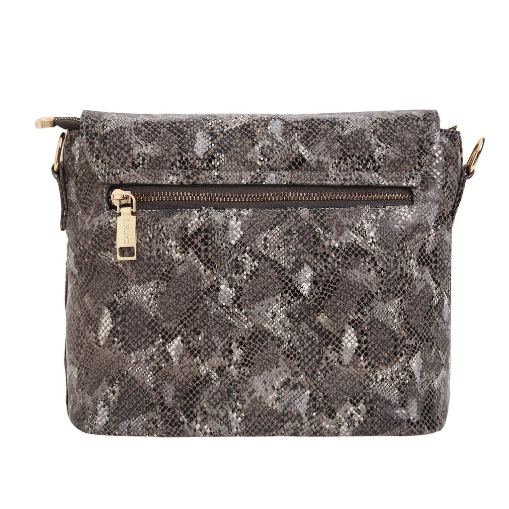 Elegant Top Grain Italian Leather Ladies Sling Bag/Cross Body Cathy London 