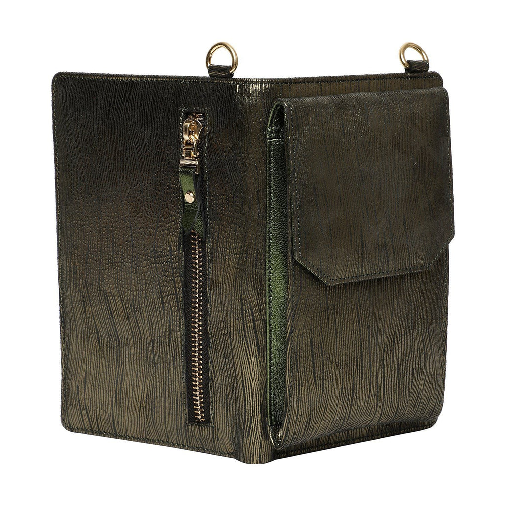 Elegant Top Grain Italian Leather Ladies Sling Bag/Cross Body Phone Bag for Women Cathy London 