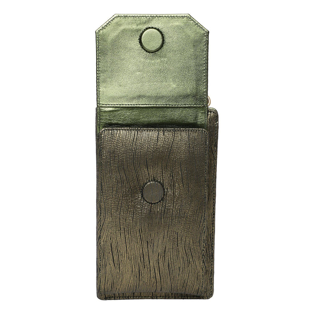 Elegant Top Grain Italian Leather Ladies Sling Bag/Cross Body Phone Bag for Women Cathy London 
